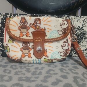 Disney Cream and Brown Character Print Women's Bag